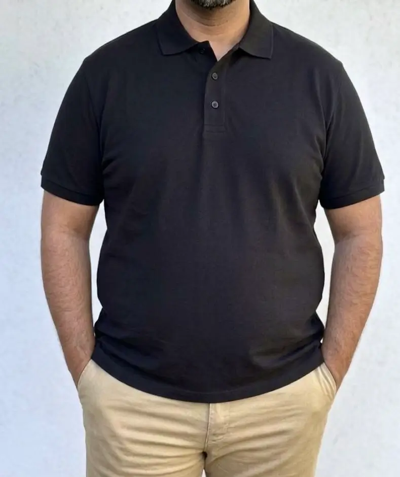 Polera pique negra
