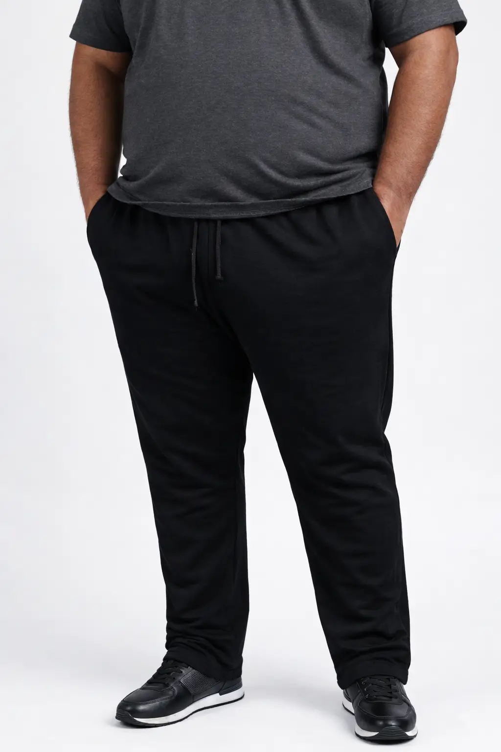 Pantalón de buzo algodón negro