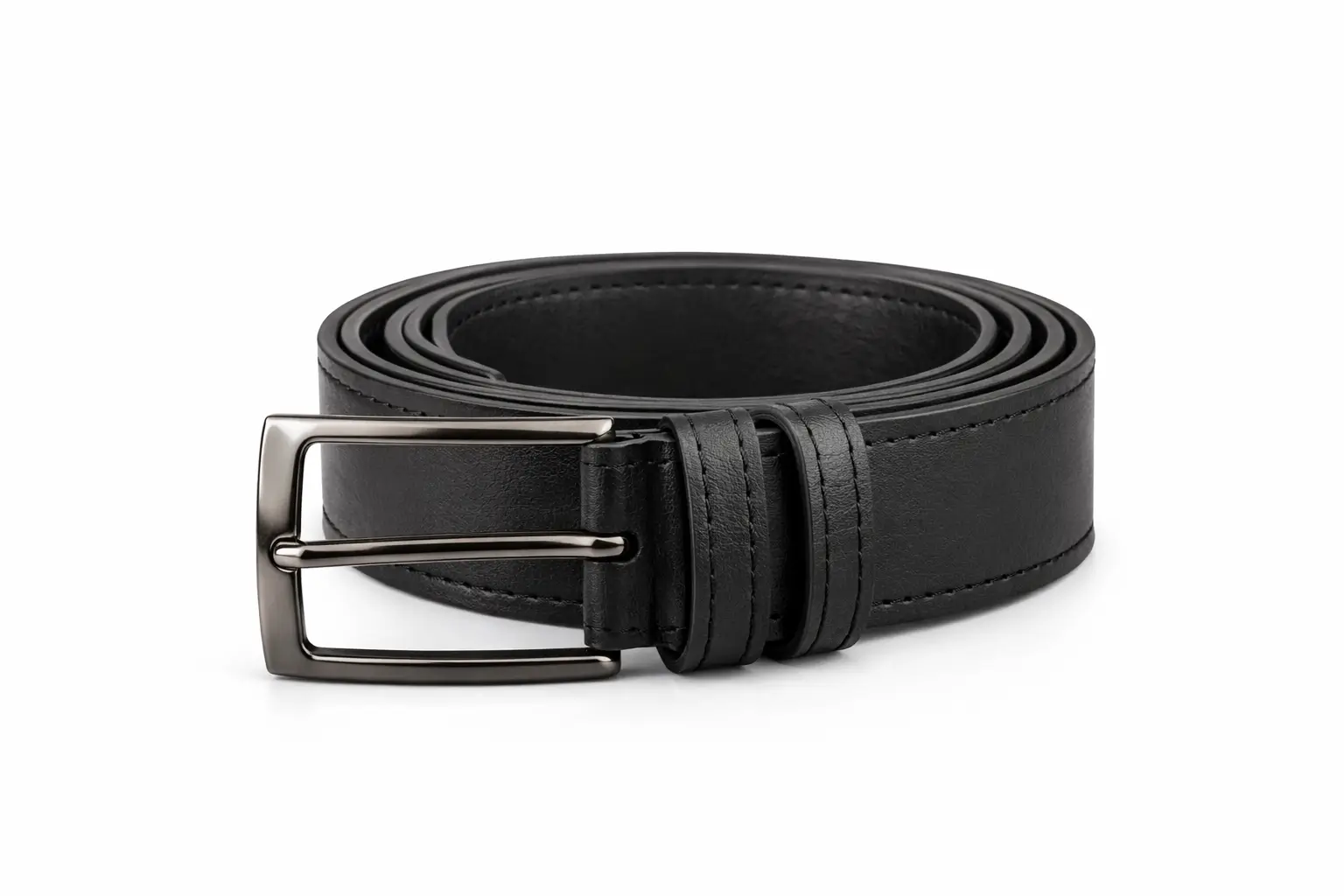 Cinturón cuero negro