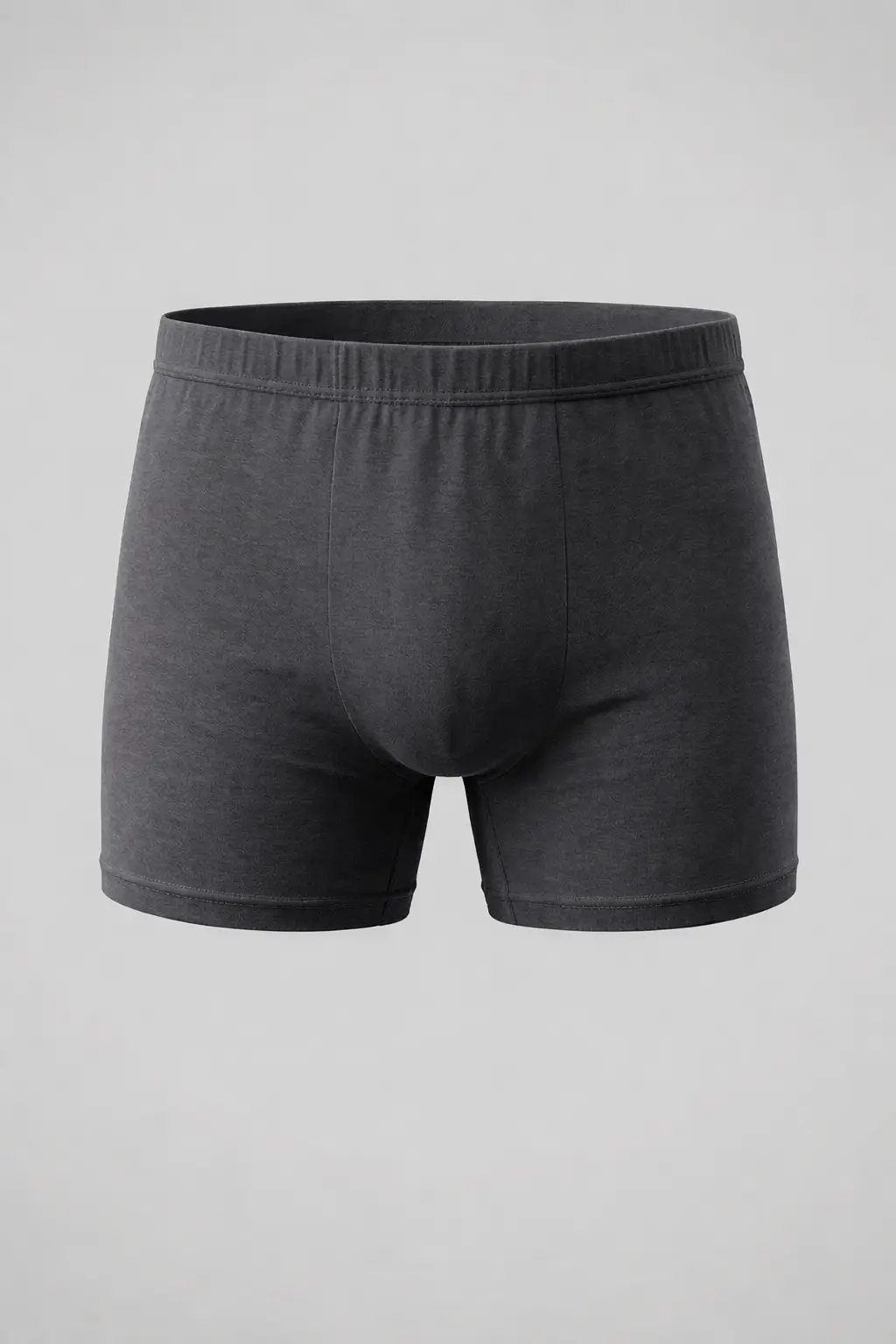Boxer algodón elasticado gris