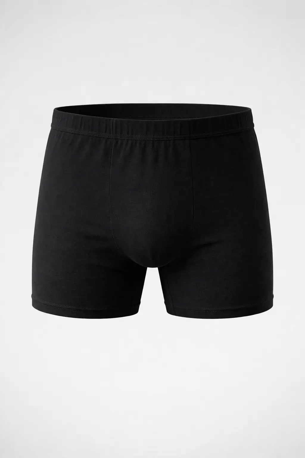 Boxer algodón elasticado negro