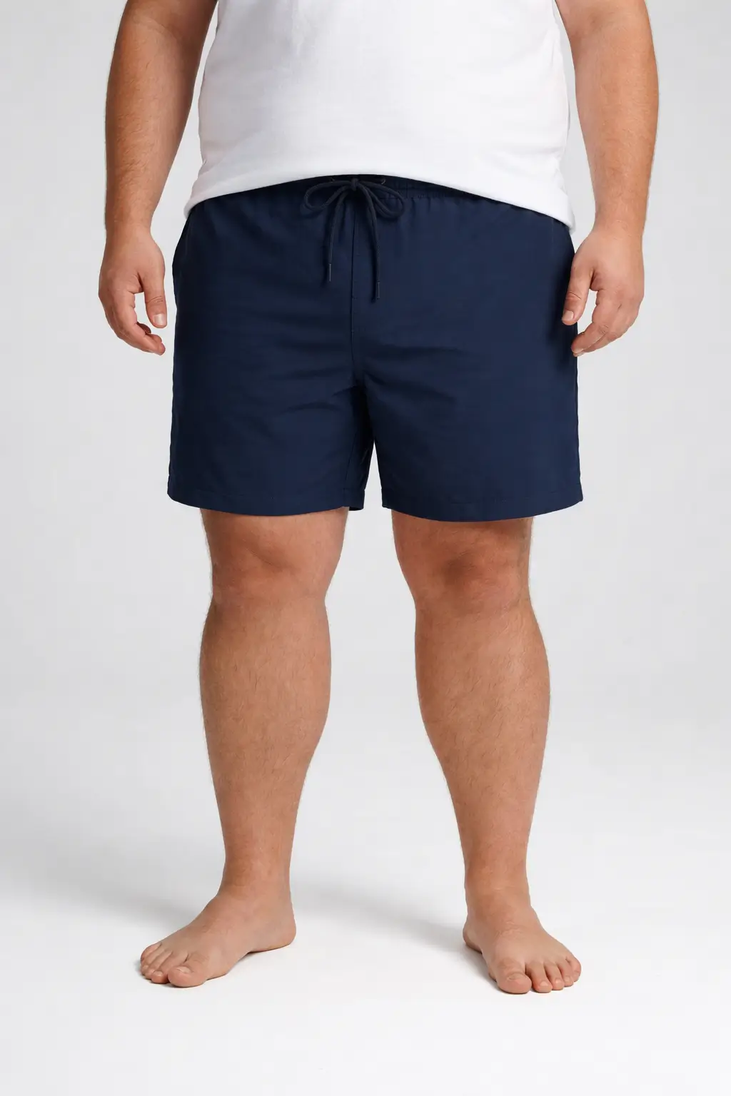 Short traje de baño azul marino