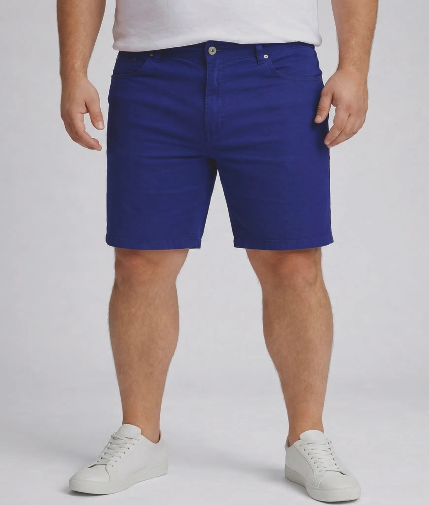 Bermuda azul elasticada