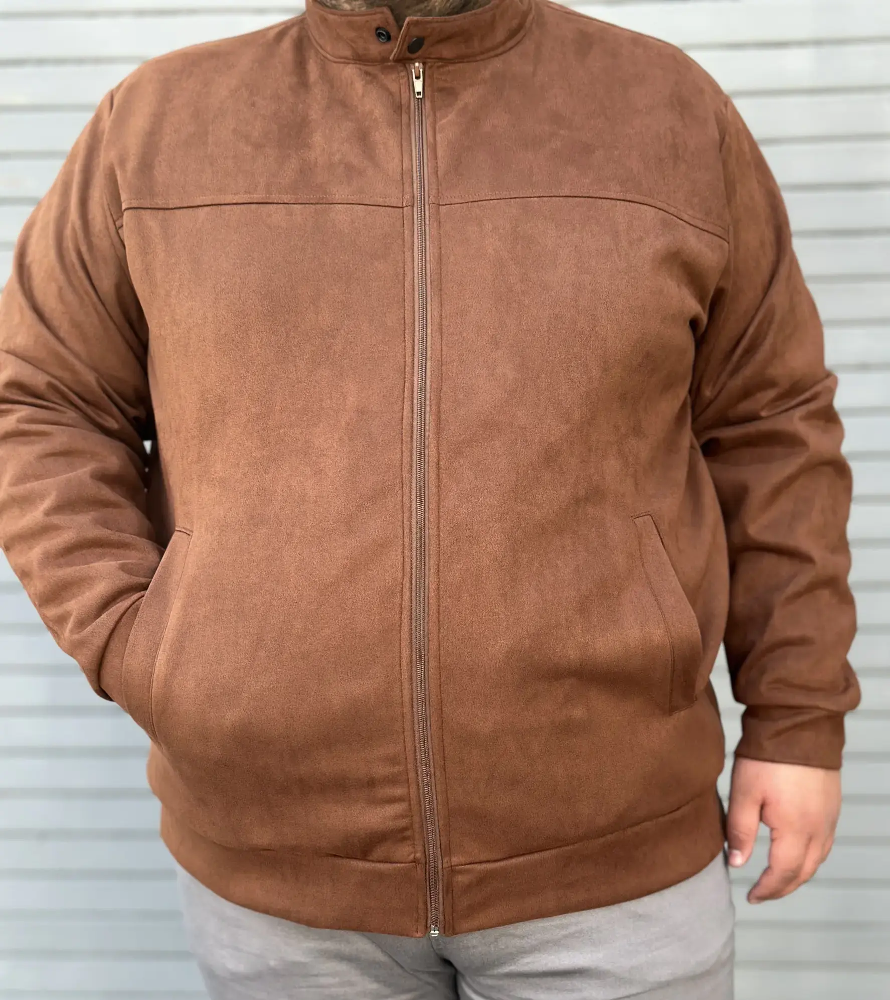Chaqueta de reno café