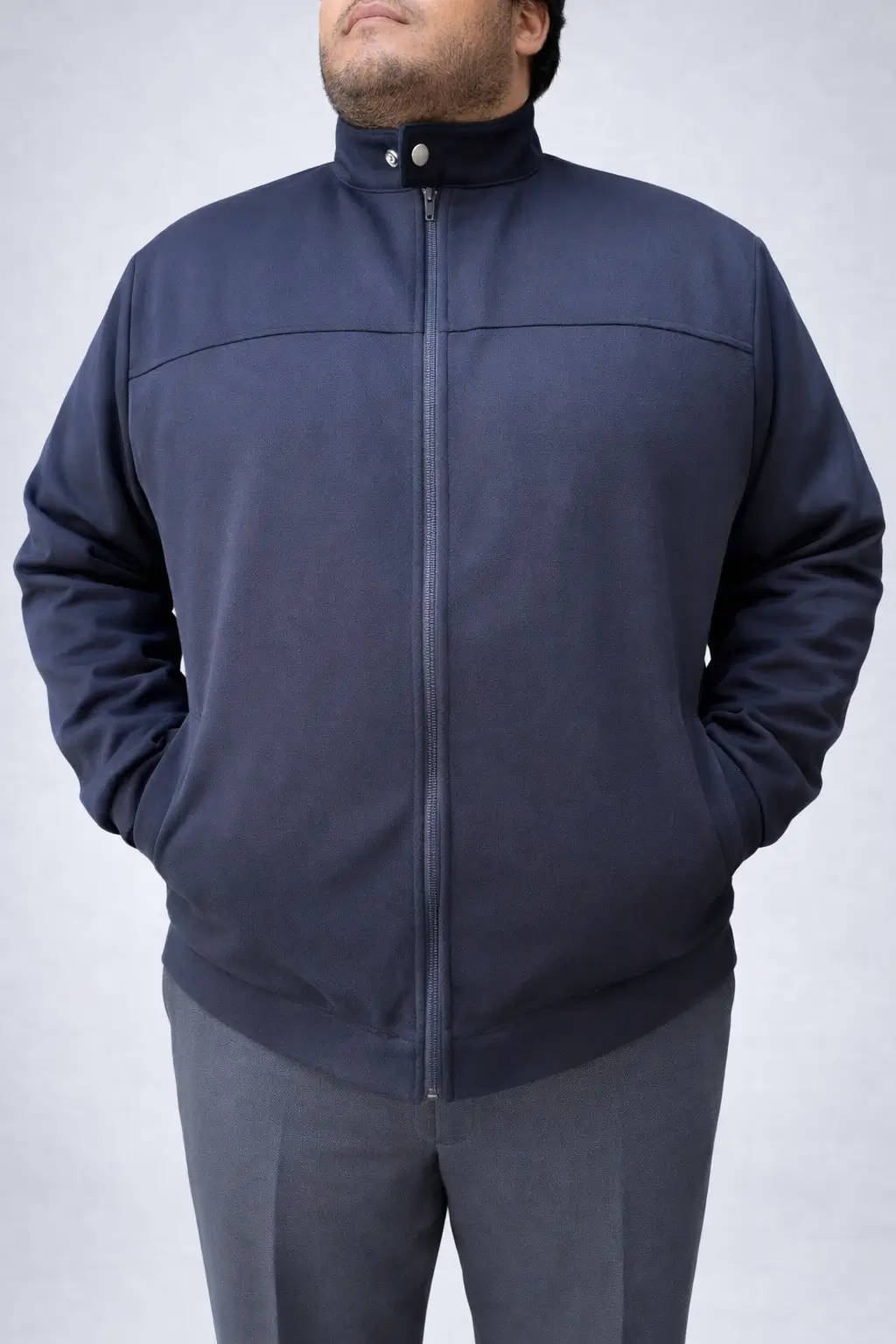 Chaqueta de reno azul