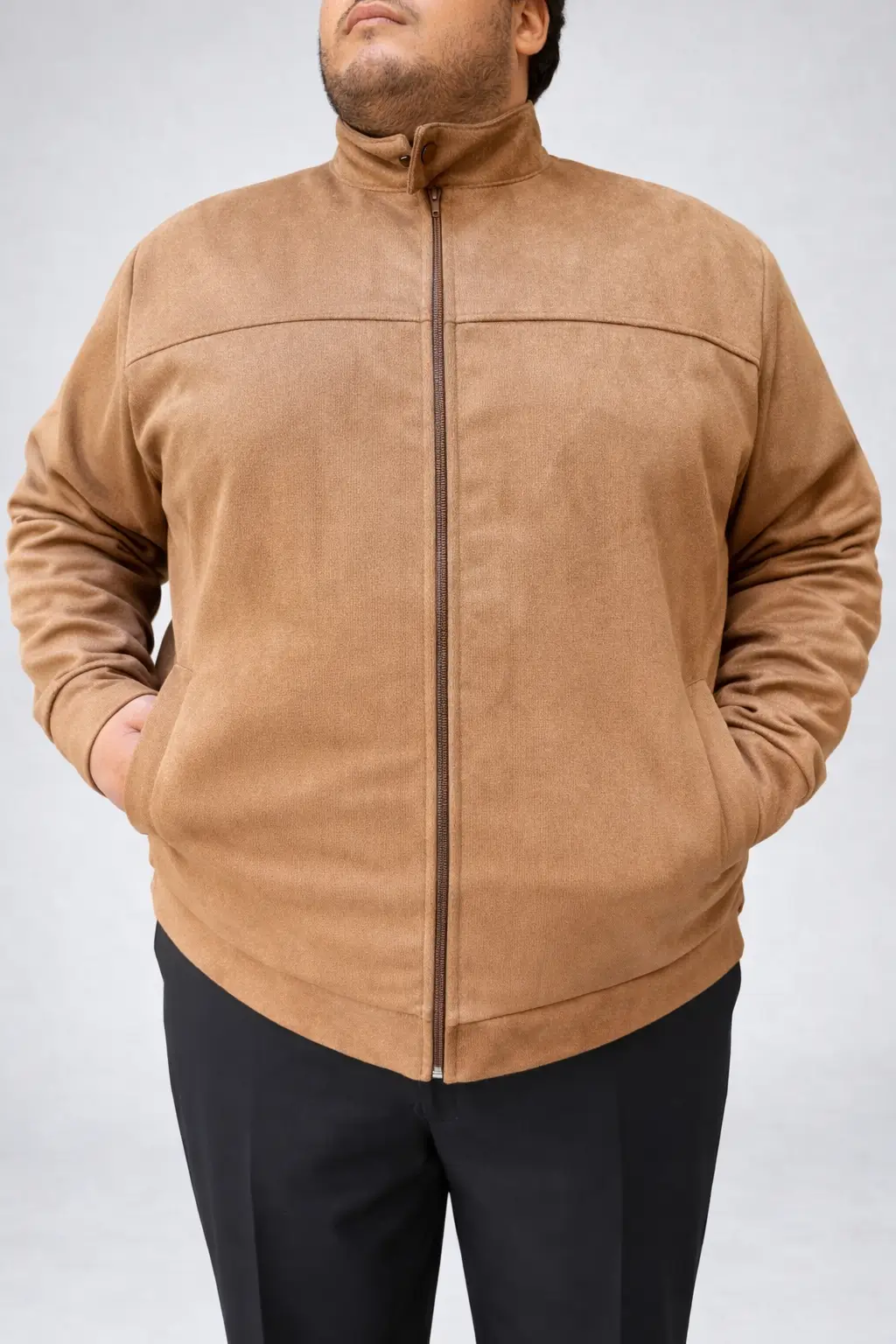Chaqueta de reno camel