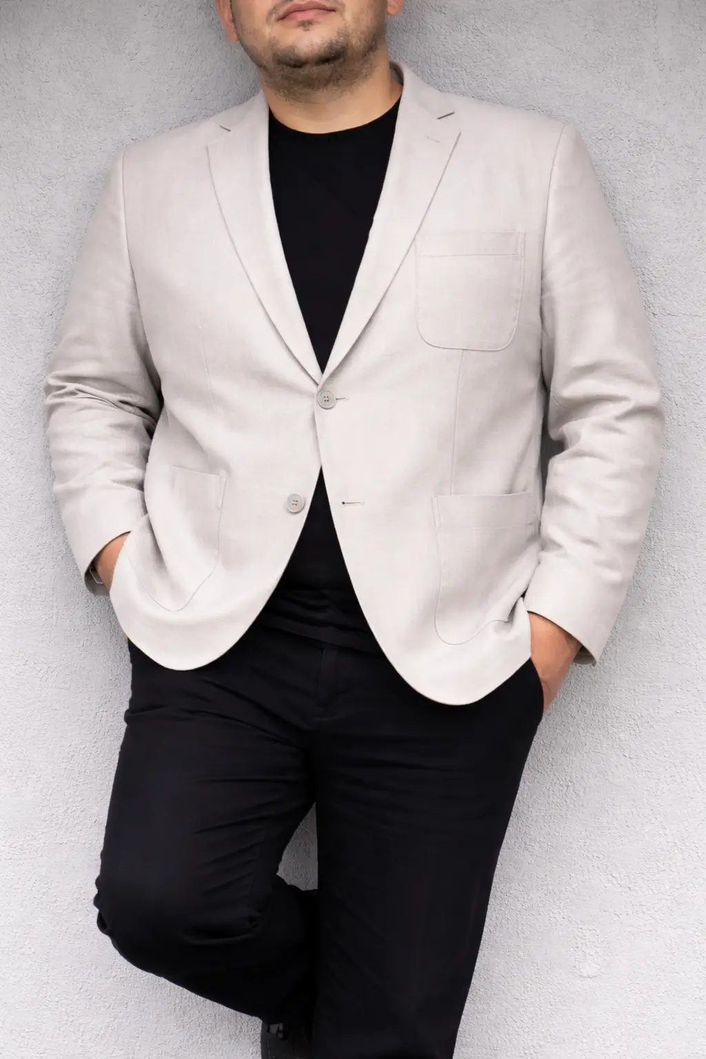 Vestón casimir perla