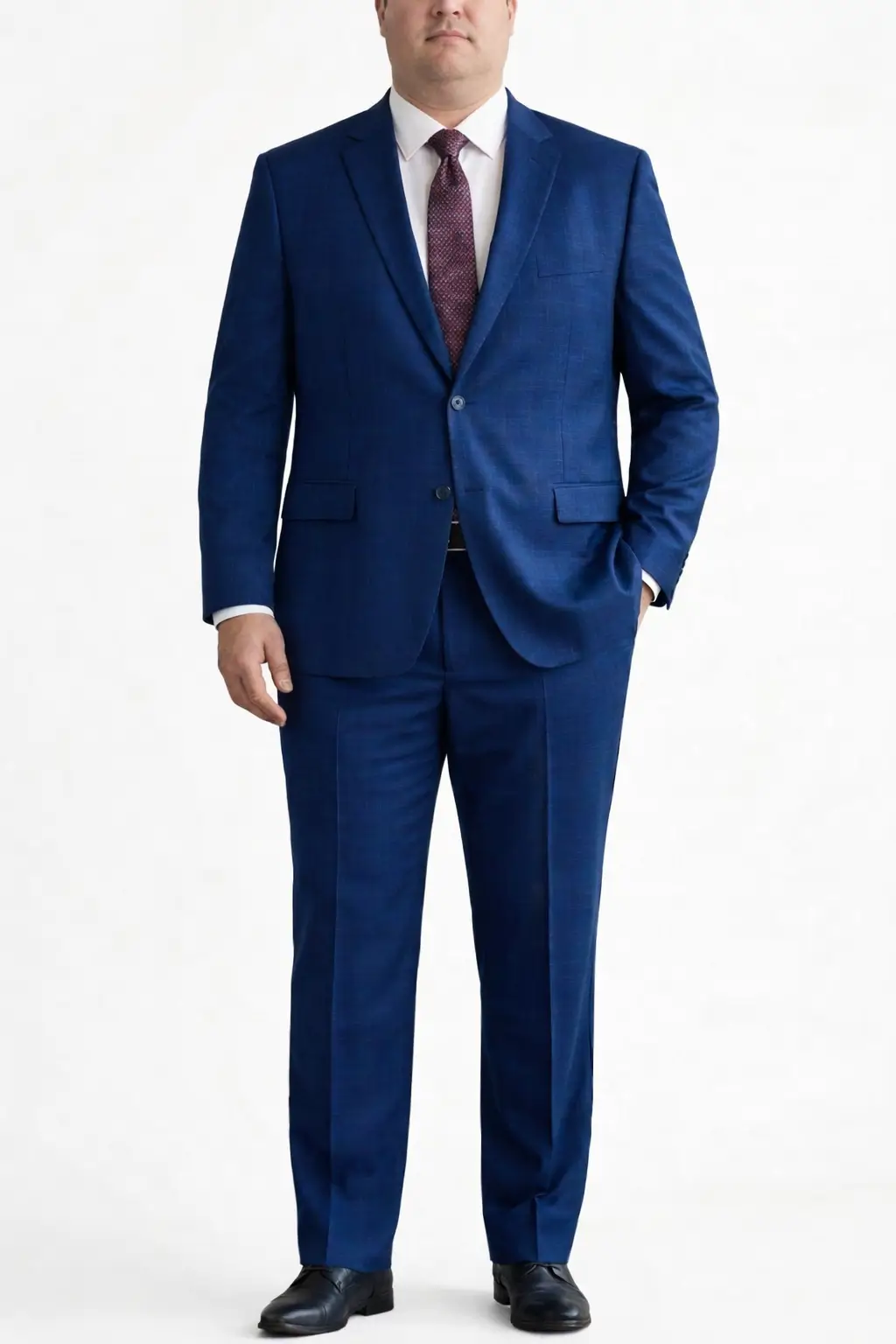 Traje 2 piezas azul piedra