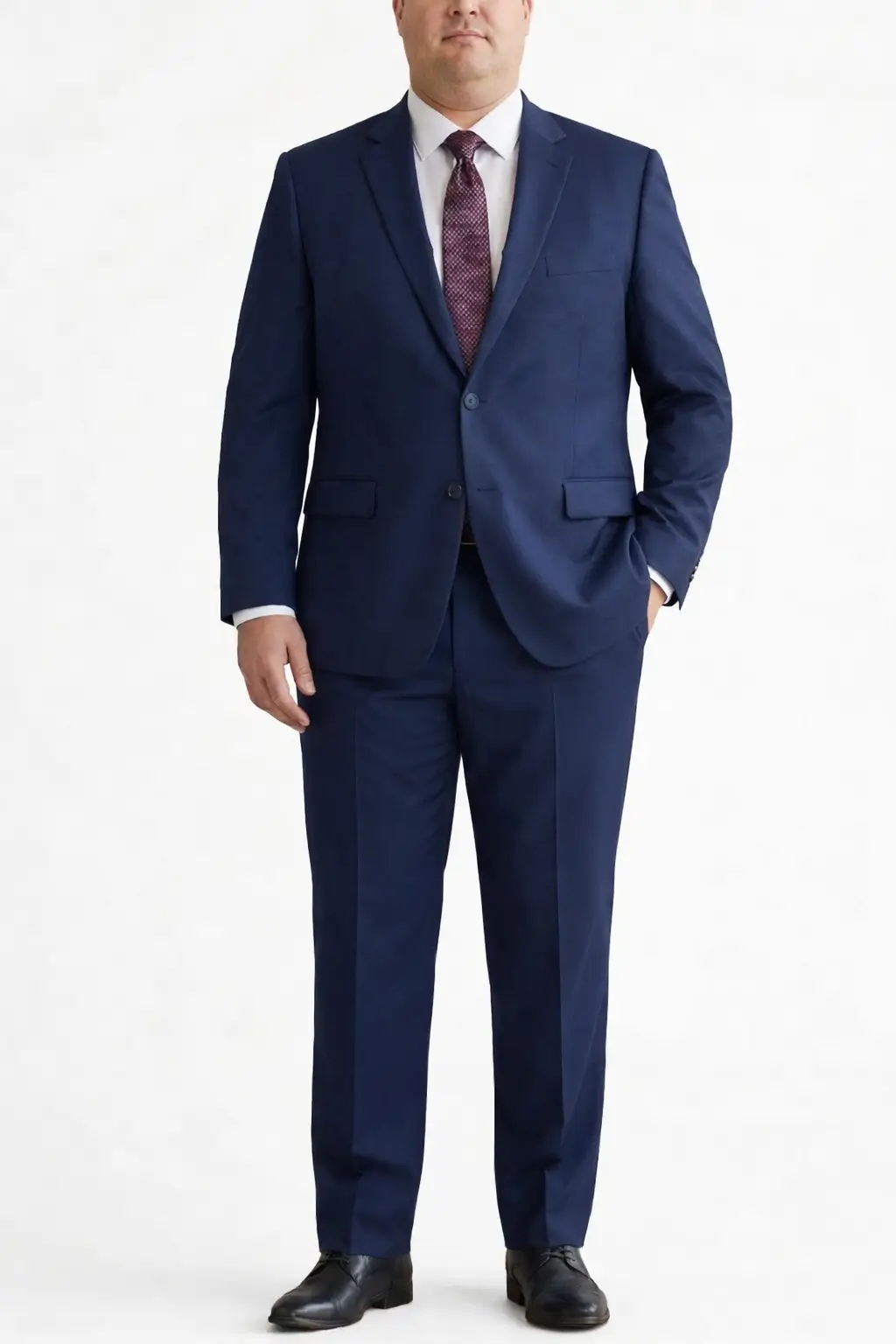 Traje 2 piezas azul marino 