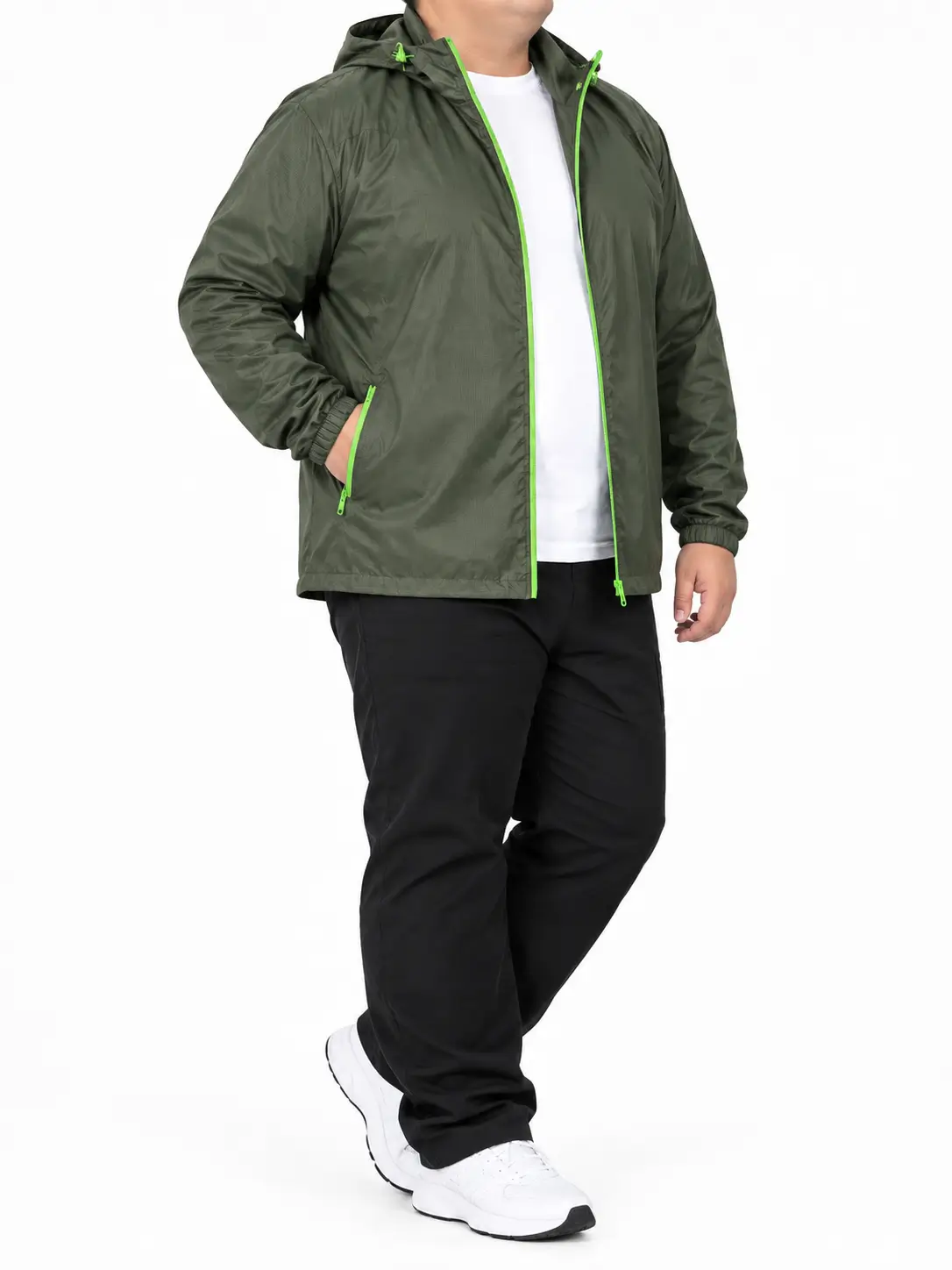 Cortaviento verde 