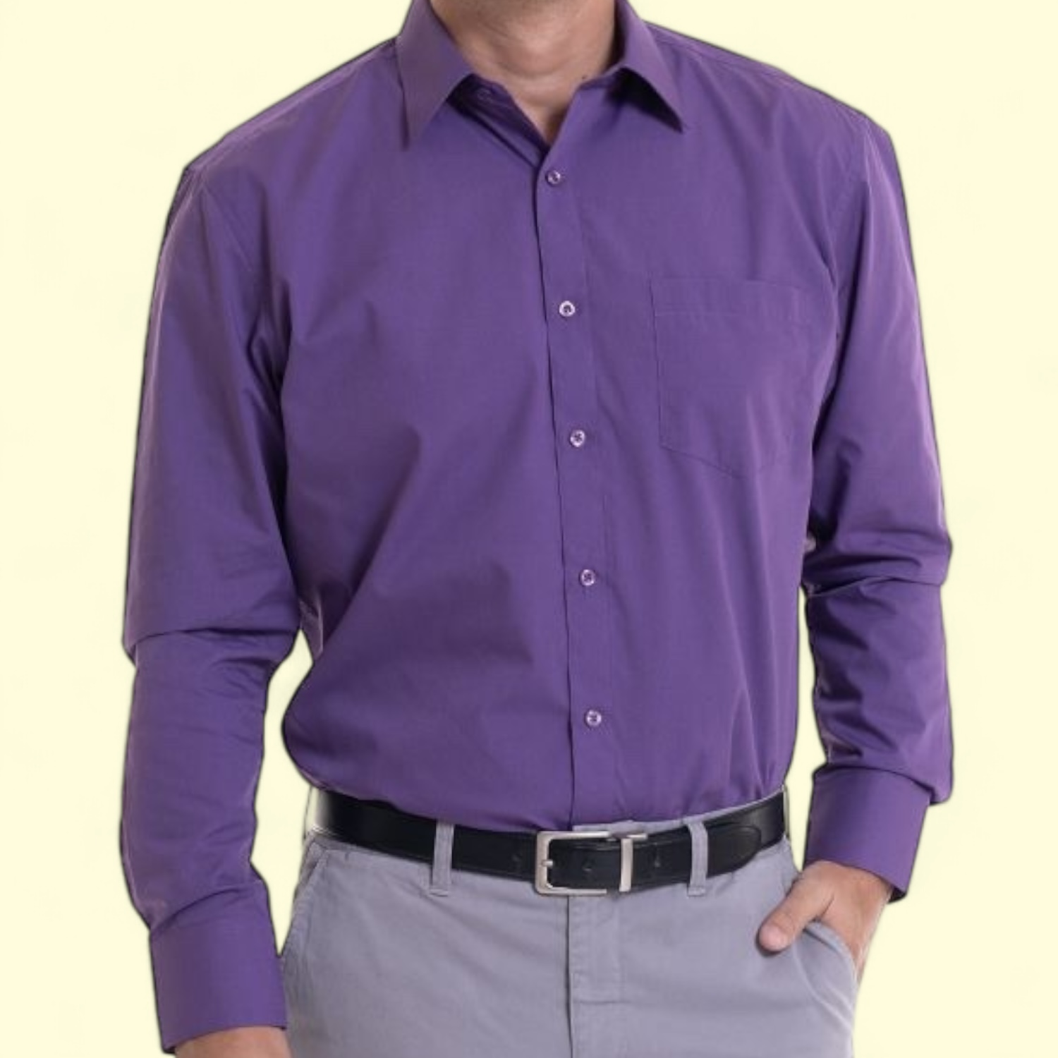 Camisa Berenjena kotting