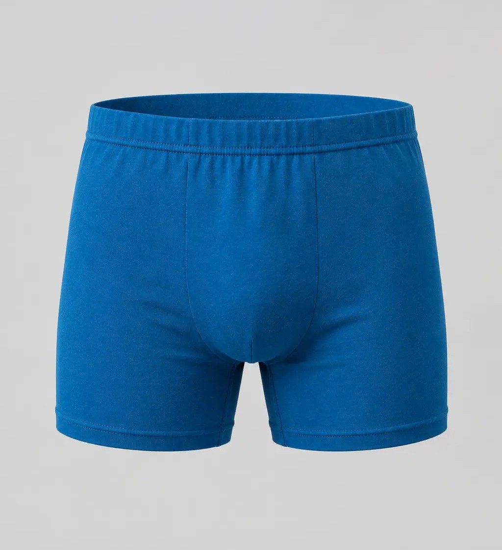 Boxer algodón elasticado petroleo