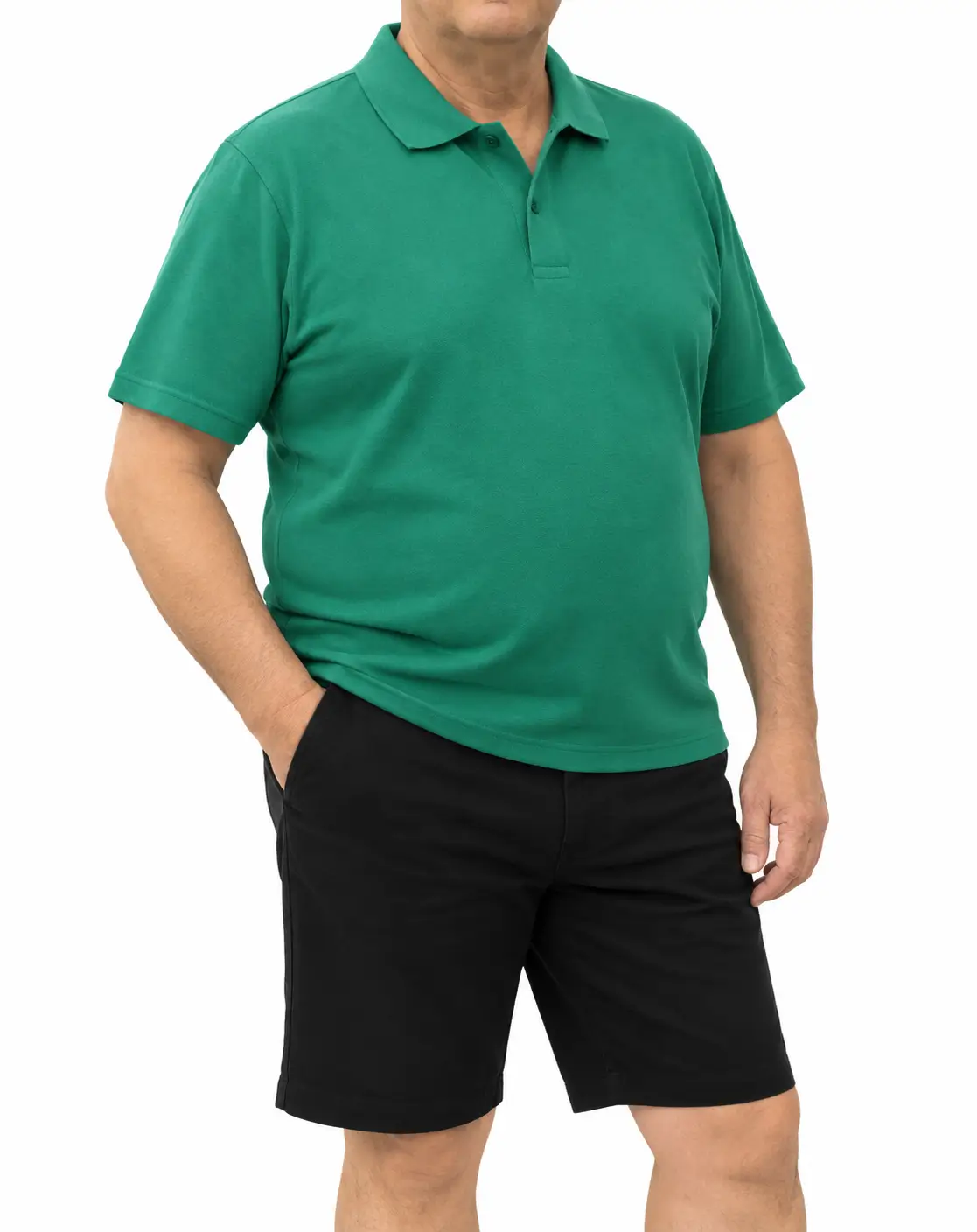 Polera pique verde