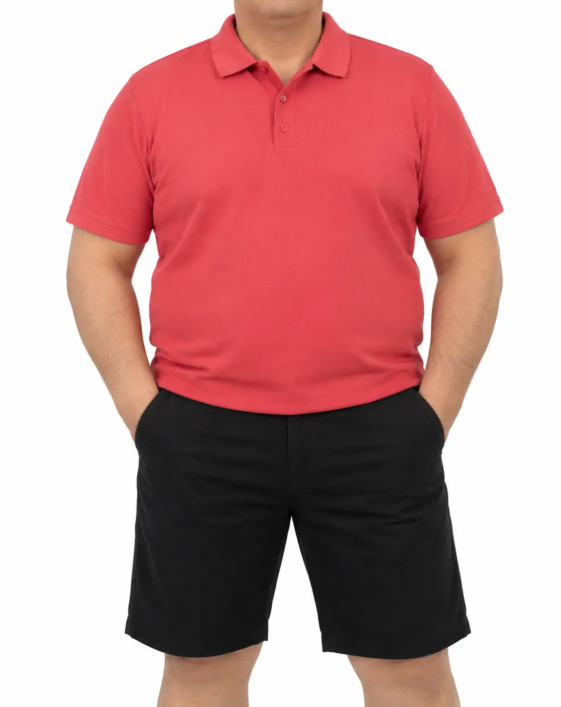 Polera pique coral