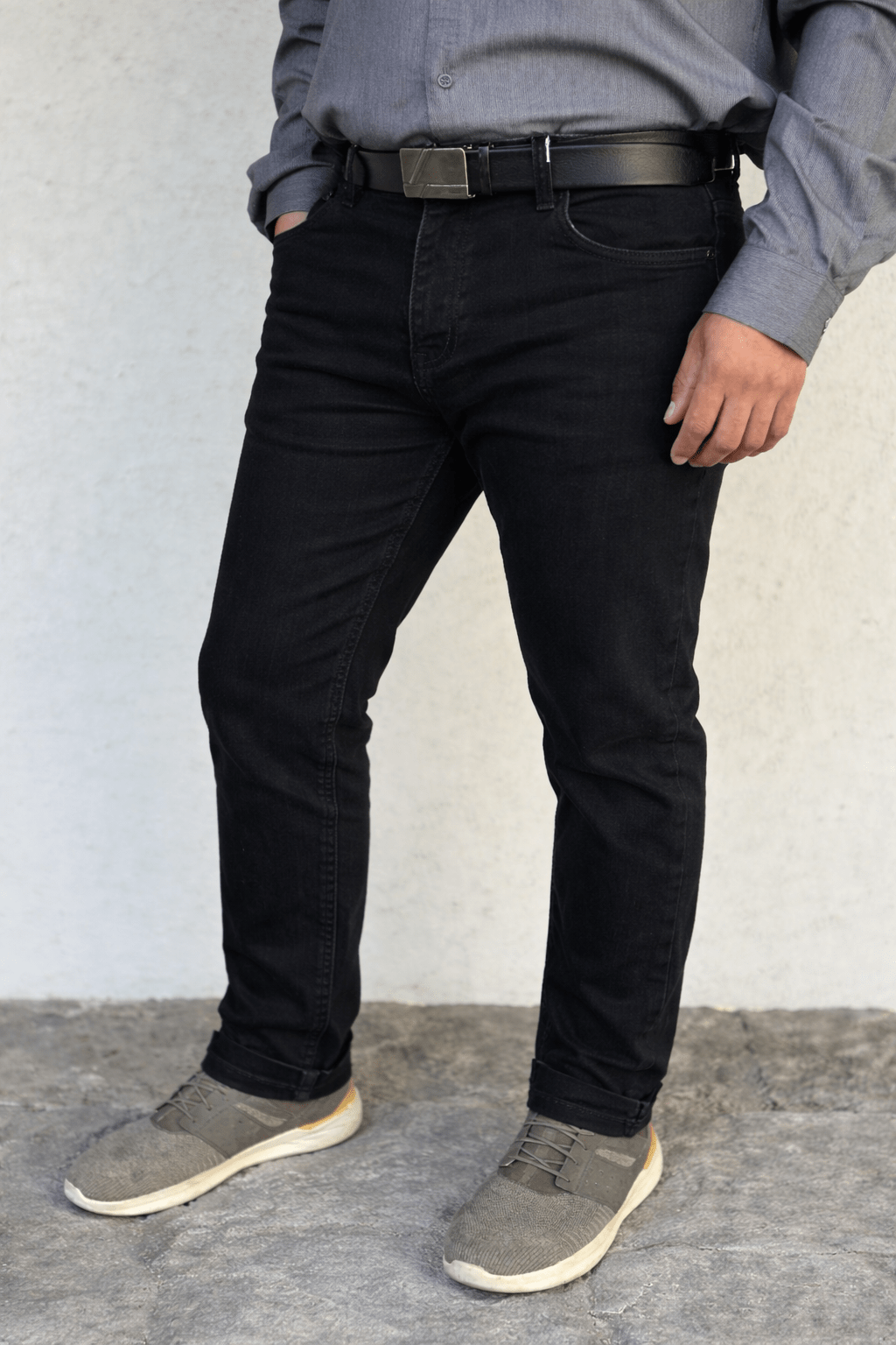Jeans negro humo 3002