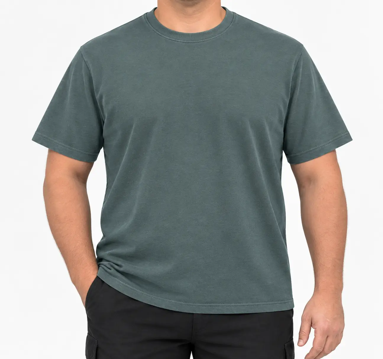 Polera dryfit petroleo