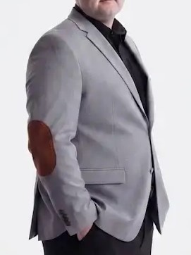 Vestón casimir gris codera