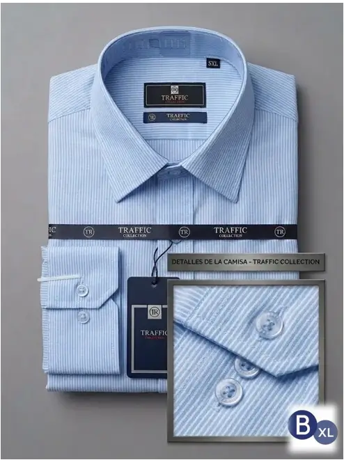Camisa Celeste clara Traffic